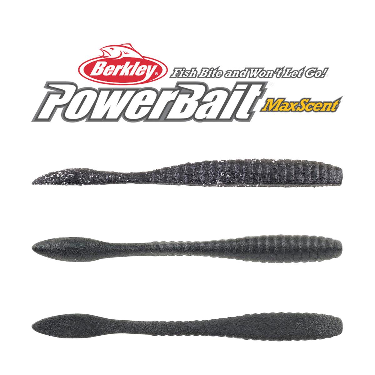 BERKLEY POWERBAIT MAXSCENT FLAT WORMS , Soft Plastic